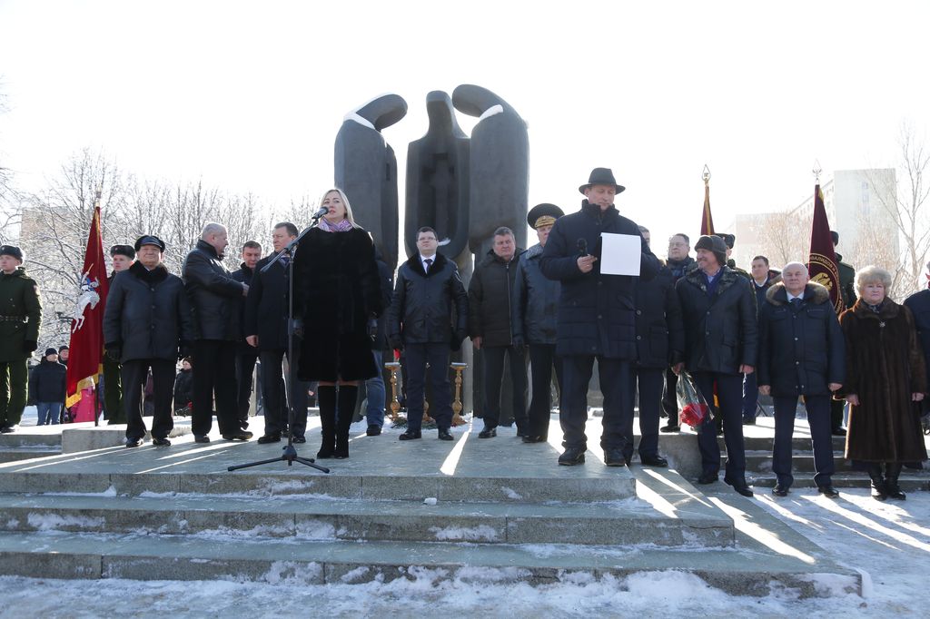 Памятный митинг в Афганском сквере, посвященный 30-ой годовщине вывода советский войск из Афганистана 13.02.2019